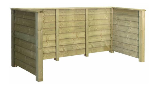 Renovasjonsskjul Klink Profil PLUS 294 x 108 cm Renovasjonsskjul Klink Profil PLUS 294 x 108 cm