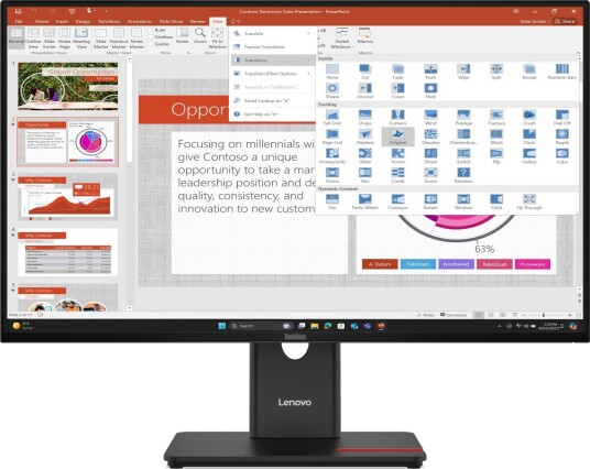 Lenovo ThinkVision T27-40 23.8" Full HD Monitor 64A5MAT6SE