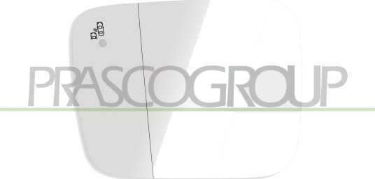 Speilglass, ytterspeil PRASCO JE1007534