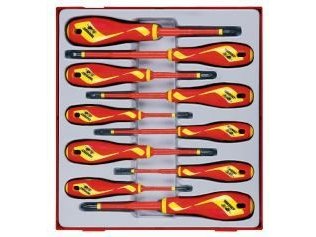 Teng Tools Skrutrekkere 1000V 10 Stk. (17439-0104) Teng Tools Skrutrekkere 1000V 10 Stk. (17439-0104)