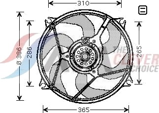 Kjølevifte AVA COOLING SYSTEMS CN7530