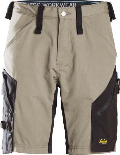 Snickers Workwear 6112 LiteWork Shorts khaki/svart Khaki/Svart, Klær