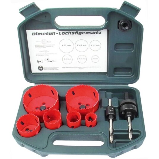 Brüder Mannesmann Hullsagsett HSS 44100 8 deler Brüder Mannesmann Hullsagsett HSS 44100 8 deler