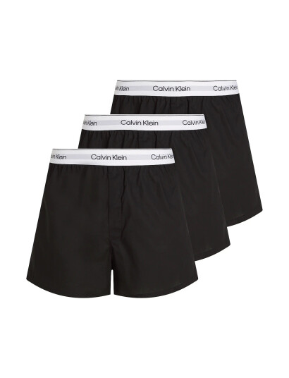 Calvin Klein Boxer Slim 3Pk - Black - XS