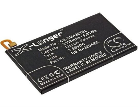 Samsung Galaxy A3 2017 TD-LTE batteri (2350 mAh 3.85 V, Sort) Samsung Galaxy A3 2017 TD-LTE batteri (2350 mAh 3.85 V, Sort)