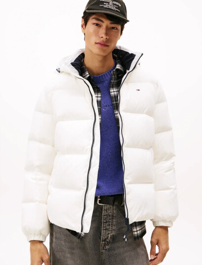 Tommy Jeans Tjm Essential Down Jacket Ext White XS Tommy Jeans Tjm Essential Down Jacket Ext White XS