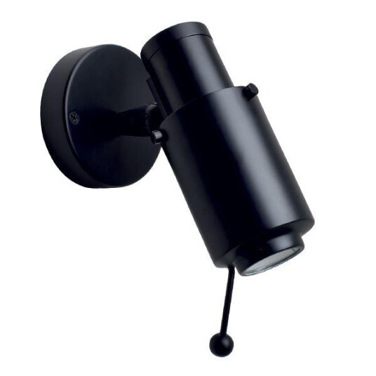 Biny Spot Vegglampe Sort M. LED