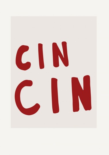 Namly Design Plakat Cin Cin POSTERXQGZPG