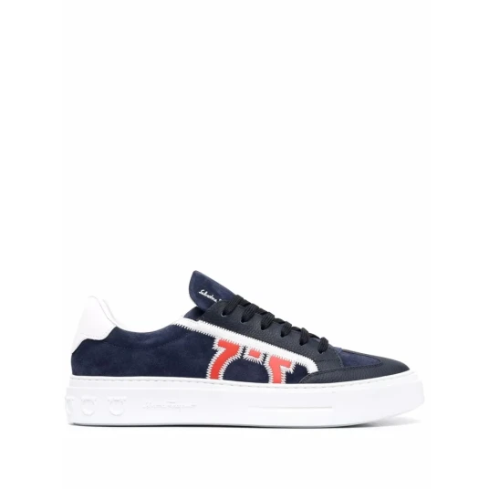 Ferragamo Herre Sko Blå 39 1/2 EU