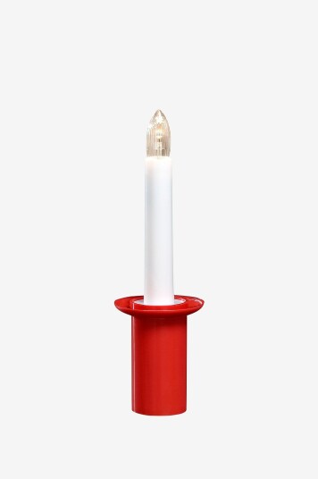 Konstsmide   B/O Lucia Maid Candle   Rød