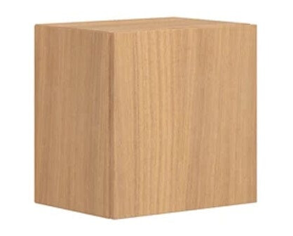 Dansani Calidris Glatt Skap 1 dør D30cm Lys eik / Venstre 40cm