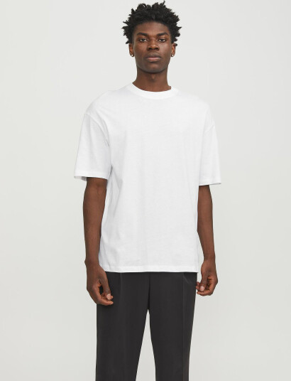Jack & Jones Jjebradley Tee Ss O Neck Noos White L
