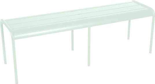 Fermob - Luxembourg 3/4 Seater Bench Ice Mint A7 - Hagebenker - Frédéric Sofia - Blå - Metall