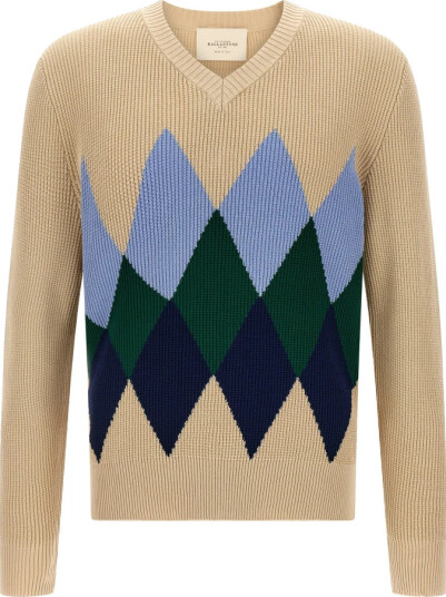 Ballantyne Herre Strikkevarer Beige L,