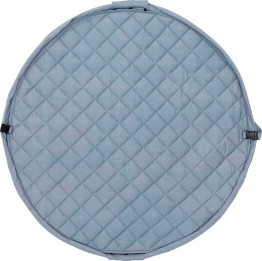 play&go  2-i-1 oppbevaringspose og lekematte Dusty blue 120 cm