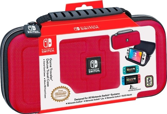 Bigben Nintendo Switch Interactive Official Deluxe Travel Case Red