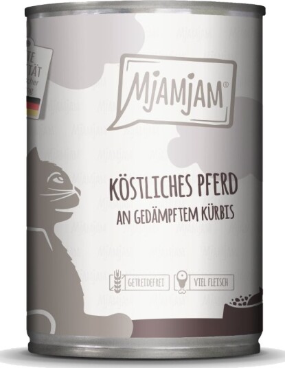 Mjamjam Våtfôr Deilig Hest Med Dampet Gresskar 24 X 400 G