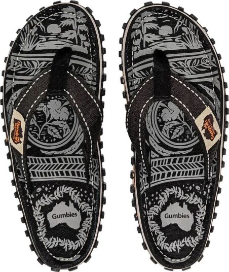 Gumbies Unisex Islander Midnight Black 37, Midnight Black