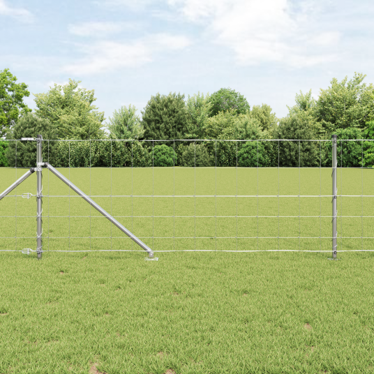 Feltgjerde 0,8 x 25 m i galvanisert stål Feltgjerde 0,8 x 25 m i galvanisert stål