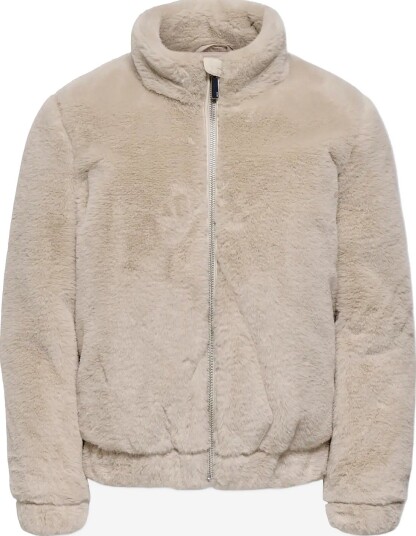 Kids Only Kogwanja Faux Fur Jacket Otw - MOONBEAM - 140