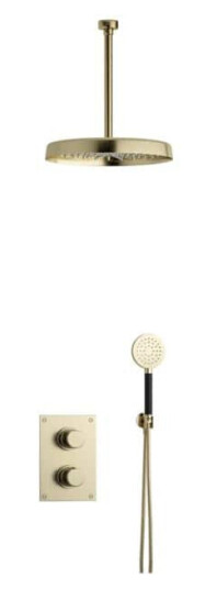 Tapwell Arm7268 Takdusj Innbygging - Takmontert Honey Gold / 300mm Ø300mm