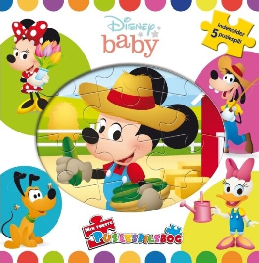 Disney Baby – Min Første Puslebok M. 5 Puslespill | Språk: Dansk Disney Baby – Min Første Puslebok M. 5 Puslespill | Språk: Dansk
