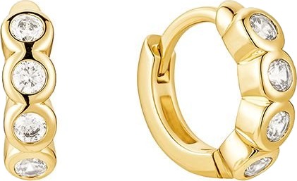 Makeup Mekka Luxe Loop Huggie Hoops Gold
