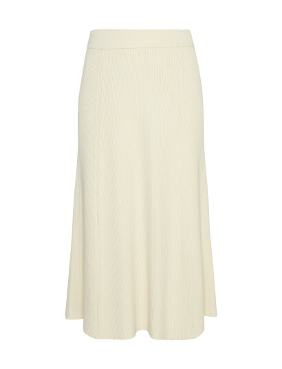 MSCH Copenhagen Mschhille Hasle Rib Skirt   Beige   S/M