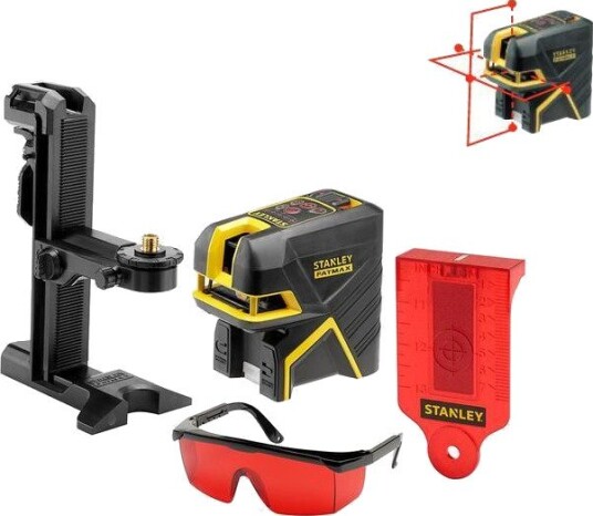 Stanley FatMax Kryss- Og 5-punkts Laservater, Selvnivellerende, IP54, Rekkevidde 20/45 M