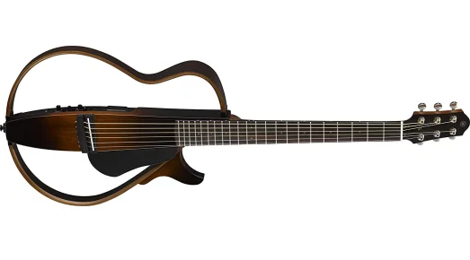 Yamaha Slg200s Steel Silent Guitar Tobacco Brun Sunburst Finish