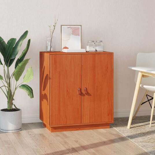 Serviesskap VoksBrun 65,5 x 40 x 75 cm Massiv furu