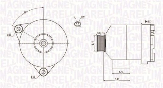 Dynamo MAGNETI MARELLI 063731872010