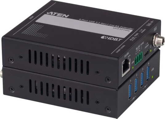 Aten UCE33100 USB 3.2 over Cat 6A utvider 4 porter 100 m Aten UCE33100 USB 3.2 over Cat 6A utvider 4 porter 100 m