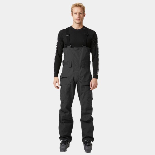 Helly Hansen Herre Sogn Bib Shell Ski Bukser Svart 2xl