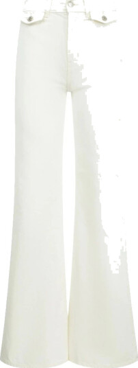 Nili Lotan Dame Jeans Hvit W26,