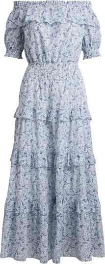 Lauren Ralph Lauren 80S Cotton Voile Wvn Dresses Blue 46 Lauren Ralph Lauren 80S Cotton Voile Wvn Dresses Blue 46