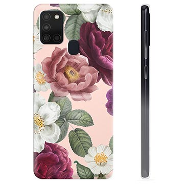 Samsung Galaxy A21s TPU-deksel Romantiske Blomster