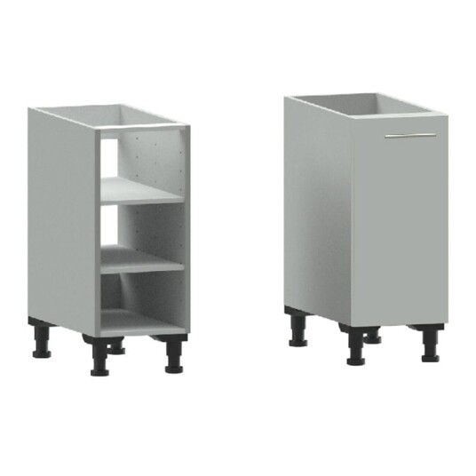 Alterna Vaskerom: Benkeskap B40-60xd60xh72cm m/1 dør Hvit Matt / 30cm