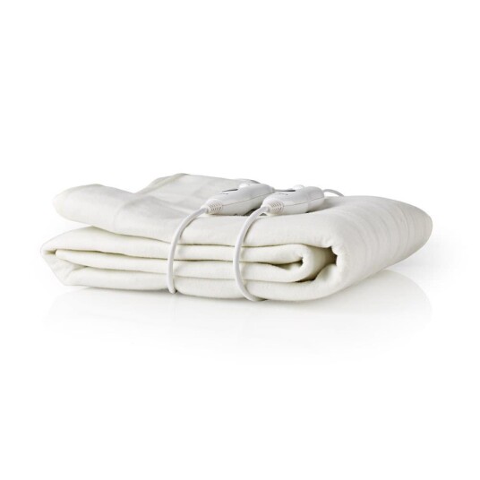 Nedis Elektrisk Teppe | Underblanket 2 Personer 160 x 140 cm 3 Varmeinnstillinger Vaskbar Overopphetings vern Polyester