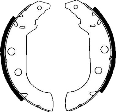 Bremsesko sett HELLA 8DB 355 001-101