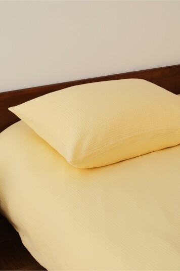 Jotex Putetrekk i Musselin Lys gul AMILIA 213678805373