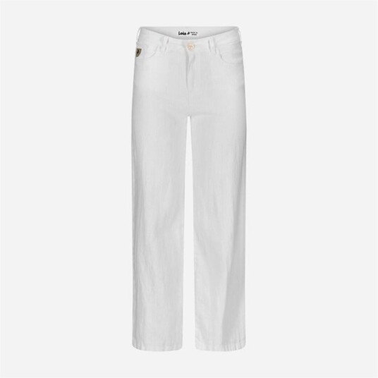 Lois Culotte Crude Linen White Hvit 25/32 Lois Culotte Crude Linen White Hvit 25/32