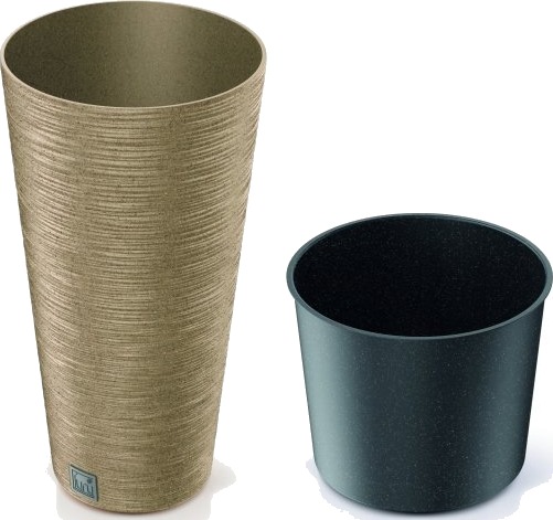 Prosperplast Plantepotte Furu Slim Eco Wood-Naturo Fsc Mix 27L