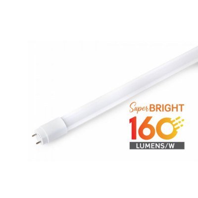 V-Tac T8-Performer120 Evo - 160lm/W, 12W LED rør, 120 cm - Dimbar : Ikke dimbar, Kulør : Nøytral V-Tac T8-Performer120 Evo - 160lm/W, 12W LED rør, 120 cm - Dimbar : Ikke dimbar, Kulør : Nøytral