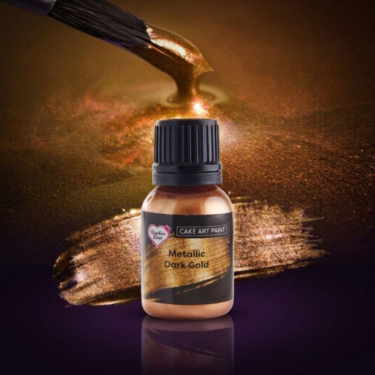 Spiselig Maling Metallic Dark Gold