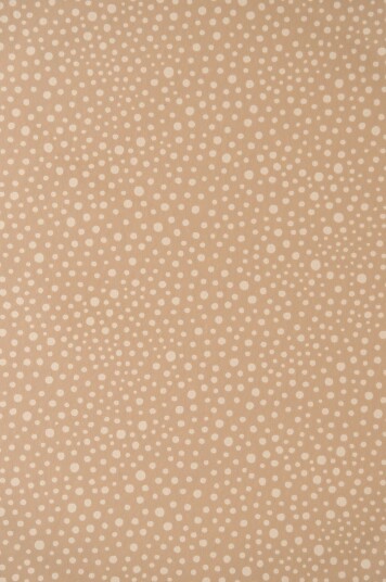 Majvillan Tapet Dots Teddy Brown