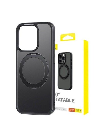 Baseus Magnetic Phone Case for iPhone 15 Pro  CyberLoop Series (Black)