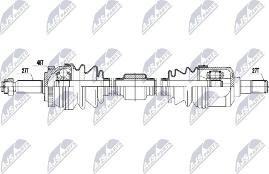NTY NPW HY 648 Drivaksel NTY NPW HY 648 Drivaksel