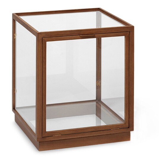 Ferm Living - Miru Glass Montre Dark Stained Oak - Kurver Og Esker - Tre Farget