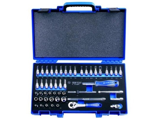 Topnøglesæt 2550Mrv 1/4 50 Dele 4-14Mm Topnøglesæt 2550Mrv 1/4 50 Dele 4-14Mm